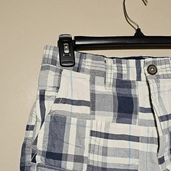 American Eagle Outfitters Patchwork Shorts Men's Size 28 Multicolored Plaid - Picture 5 of 7